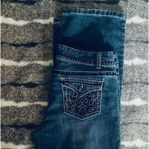 NINE WEST Annette Denim Blue Jeans (14/31 Average).